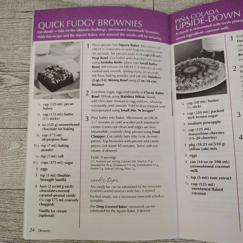 Pampered Chef Cookbook • Seasons Best Spring Summer‎ 2010 Seasonal Recipes